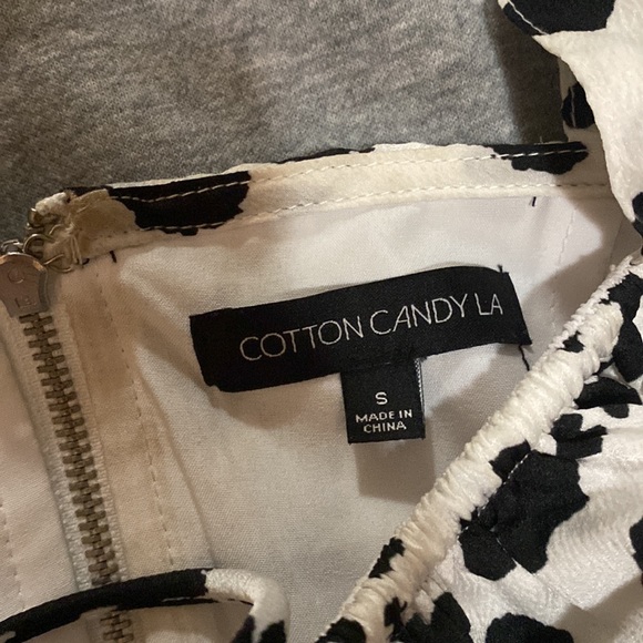 Cotton Candy LA cow print corset top - Picture 2 of 3